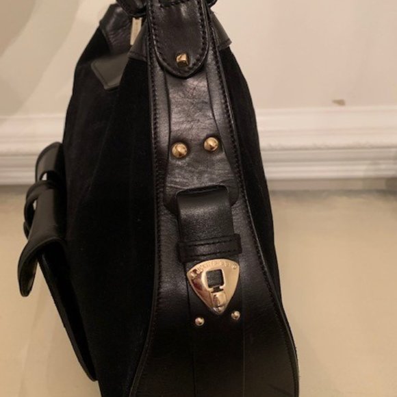 Jimmy Choo Black Suede Purse/Bag